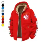 Court Energy Squad Winter Fleece Jacket, Thermal Winter Fleece HVN1434AH - red