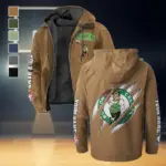 Classic Hoop Lifestyle Flannel Hoodie, Game Day Hooded Flannel HVN1434BC - Camel