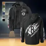 Loyal Fan Lifestyle Flannel Hoodie, Athletic Spirit Fan Hoodie HVN1434BN - Black