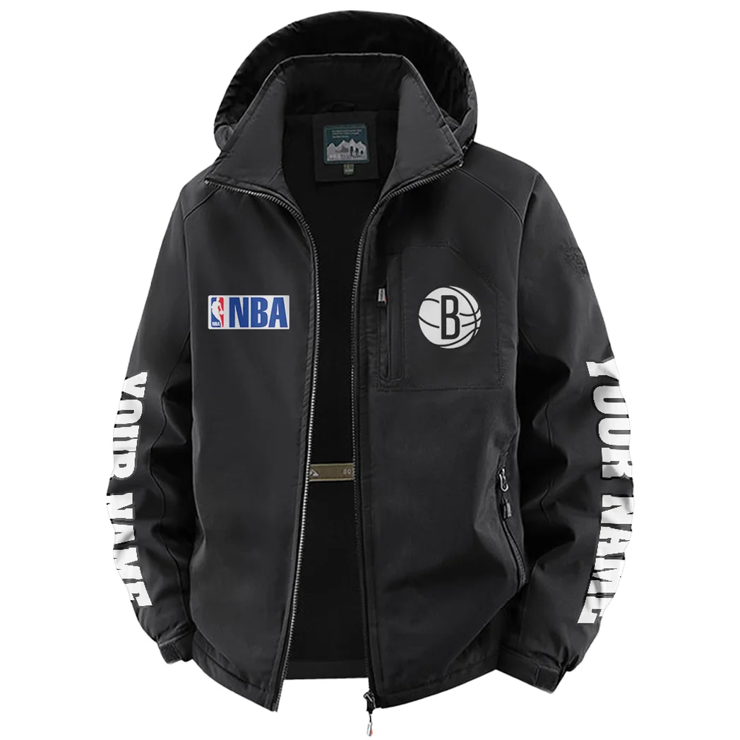 Loyal Fan Lifestyle Fleece Windbreaker Jacket, All-Weather Fleece Shield HVN1434BN - Black - Image 2