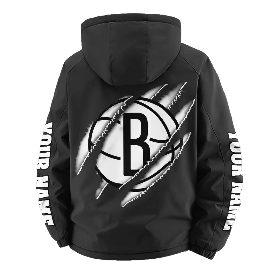 Loyal Fan Lifestyle Fleece Windbreaker Jacket, All-Weather Fleece Shield HVN1434BN - Black - Image 4