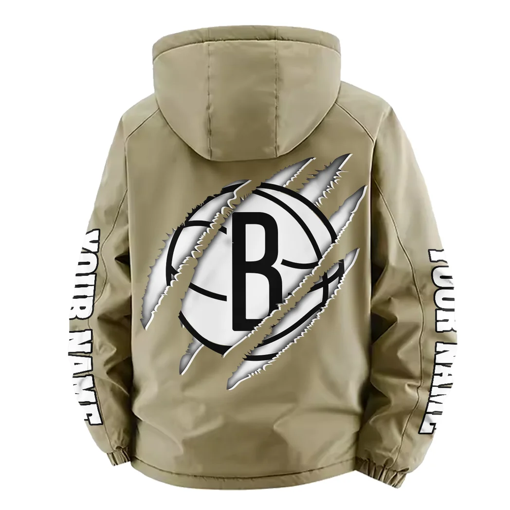 Loyal Fan Lifestyle Fleece Windbreaker Jacket, All-Weather Fleece Shield HVN1434BN - Khaki - Image 4