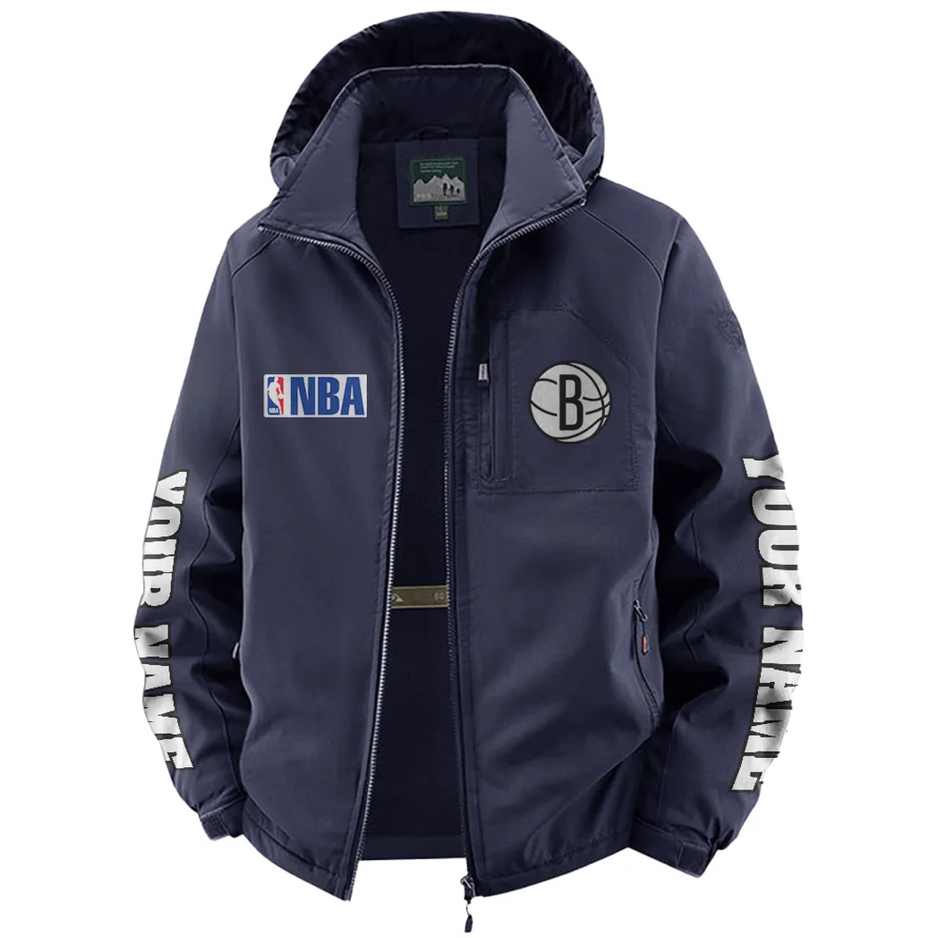 Loyal Fan Lifestyle Fleece Windbreaker Jacket, All-Weather Fleece Shield HVN1434BN - Navy - Image 2