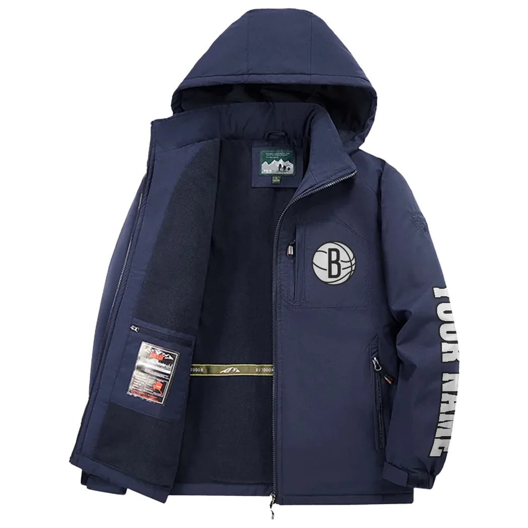 Loyal Fan Lifestyle Fleece Windbreaker Jacket, All-Weather Fleece Shield HVN1434BN - Navy - Image 3