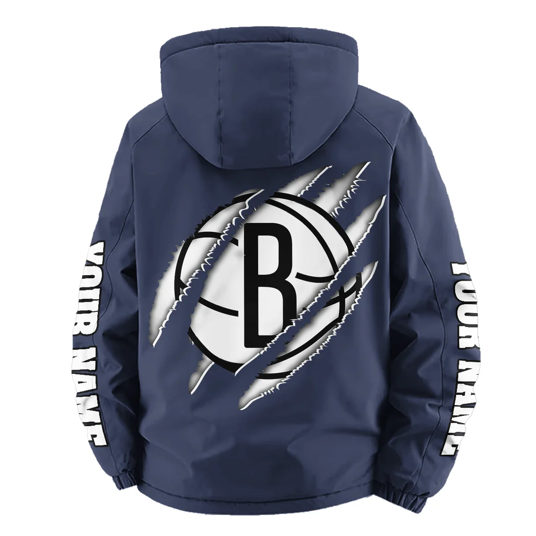 Loyal Fan Lifestyle Fleece Windbreaker Jacket, All-Weather Fleece Shield HVN1434BN - Navy - Image 4