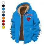 Basketball Energy Fans Winter Fleece Jacket, Sub-Zero Fleece Jacket HVN1434CB - cyan