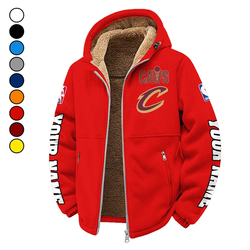 Hoop Nation Pride Winter Fleece Jacket, Deep Winter Comfort Fleece HVN1434CC - red