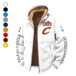 Hoop Nation Pride Winter Fleece Jacket, Deep Winter Comfort Fleece HVN1434CC - White