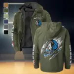 Rising Supporter Family Flannel Hoodie, Everyday Supporter Hooded Flannel HVN1434DM - Green