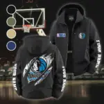 Rising Supporter Family Fleece Windbreaker Jacket, Essential Cold & Wind Barrier HVN1434DM - Black