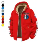 Rising Supporter Family Winter Fleece Jacket, Polar Climate Fleece HVN1434DM - red