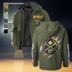 Everyday Game Pride Flannel Hoodie, Team Spirit Flannel Hoodie HVN1434DN - Green