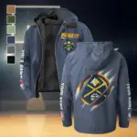 Everyday Game Pride Flannel Hoodie, Team Spirit Flannel Hoodie HVN1434DN - Navy Blue