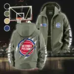 Streetwear Hoop Squad Fleece Windbreaker Jacket, Weather-Guard Fleece HVN1434DP - Green