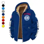 Streetwear Hoop Squad Winter Fleece Jacket, Superior Thermal Protection HVN1434DP - Navy