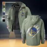 Bold Shots Flannel Hoodie, Warm Fan Flannel Hoodie HVN1434GS - Light Green