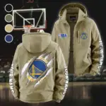 Bold Shots Fleece Windbreaker Jacket, Thermal Wind-Deflector HVN1434GS - Khaki