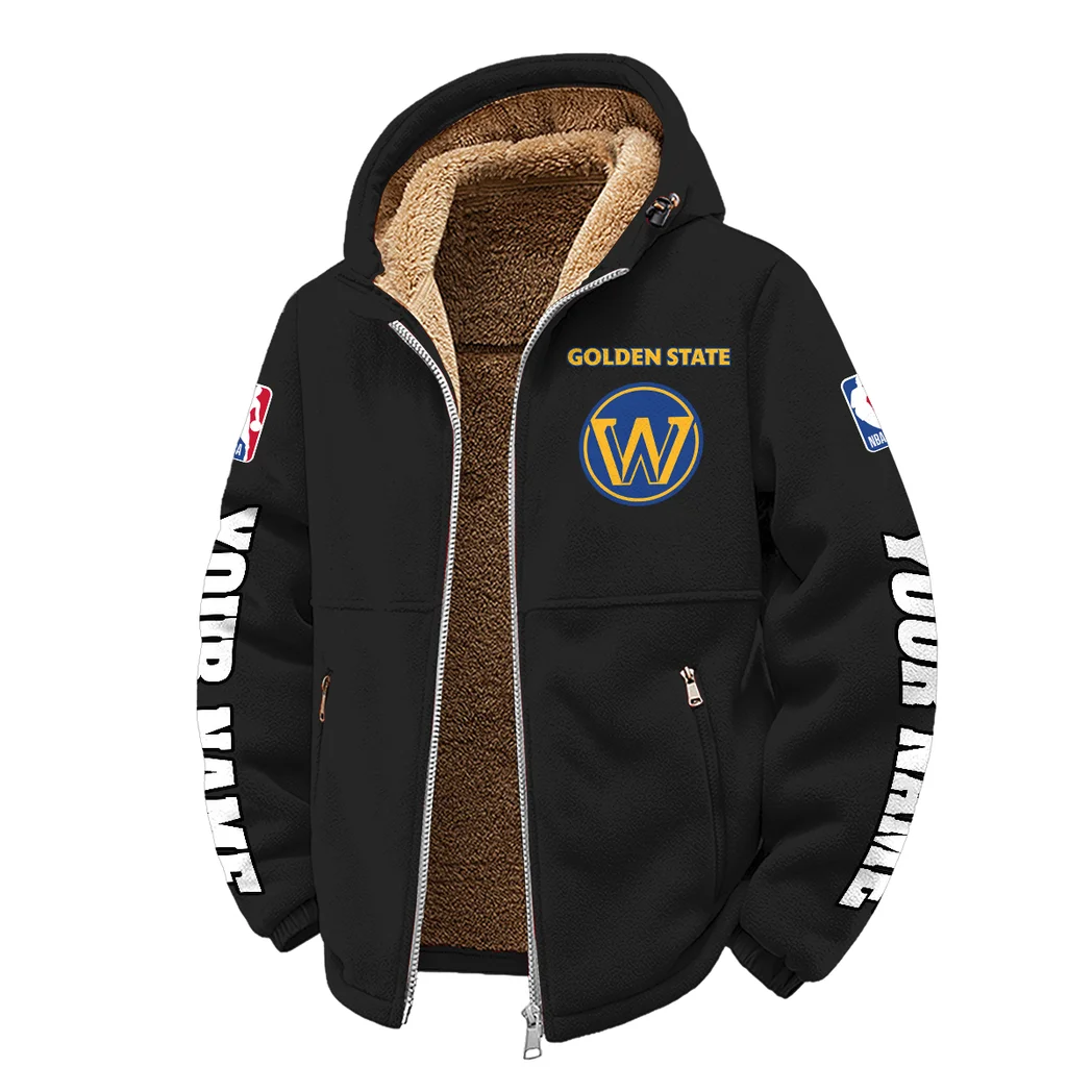 Bold Shots Winter Fleece Jacket, Heavy-Duty Cold Fleece HVN1434GS - Black - Image 2