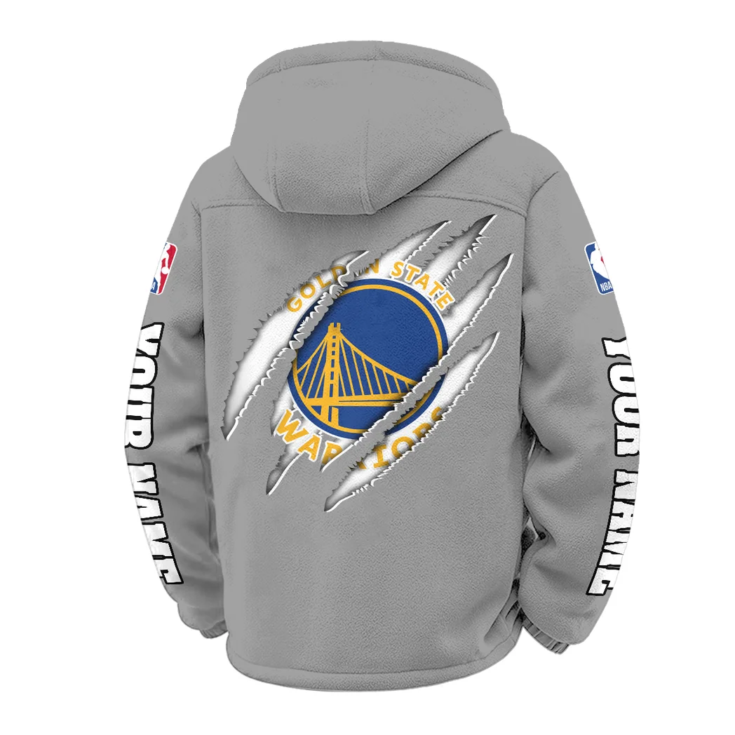 Bold Shots Winter Fleece Jacket, Heavy-Duty Cold Fleece HVN1434GS - Grey - Image 3