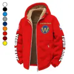 Bold Shots Winter Fleece Jacket, Heavy-Duty Cold Fleece HVN1434GS - red