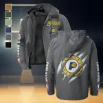 Everyday Court Lifestyle Flannel Hoodie, Supporter Spirit Hooded Flannel HVN1434IP - Gray