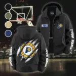 Everyday Court Lifestyle Fleece Windbreaker Jacket, High-Output Training Jacket HVN1434IP - Black