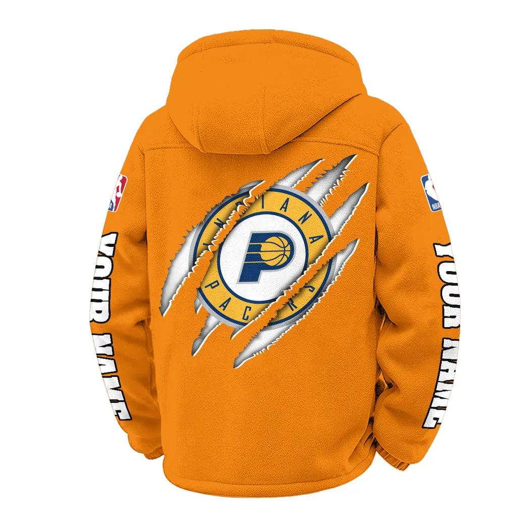 Everyday Court Lifestyle Winter Fleece Jacket, Dynamic Winter Training Top HVN1434IP - Orange - Image 3