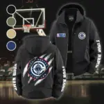 Game Ready Supporters Fleece Windbreaker Jacket, Performance Barrier Jacket HVN1434LA - Black