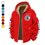 Game Ready Supporters Winter Fleece Jacket, Multi-Sport Winter Layer HVN1434LA - red