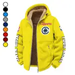 Game Ready Supporters Winter Fleece Jacket, Multi-Sport Winter Layer HVN1434LA - Yellow