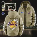 Hoop Passion Family Fleece Windbreaker Jacket, Multi-Sport Weather Jacket HVN1434LA - Khaki