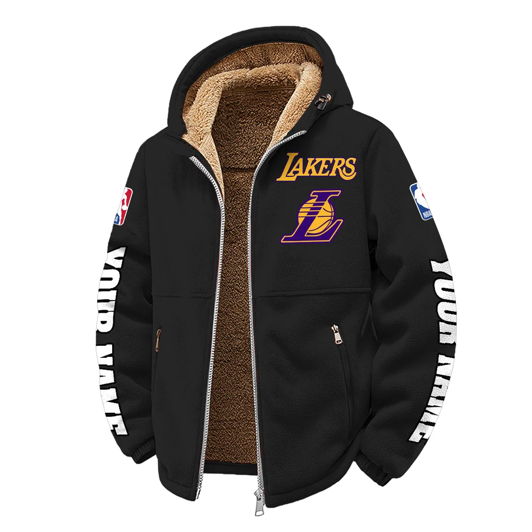 Hoop Passion Family Winter Fleece Jacket, Technical Mid-Layer Jacket HVN1434LA - Black - Image 2