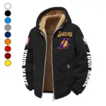 Hoop Passion Family Winter Fleece Jacket, Technical Mid-Layer Jacket HVN1434LA - Black