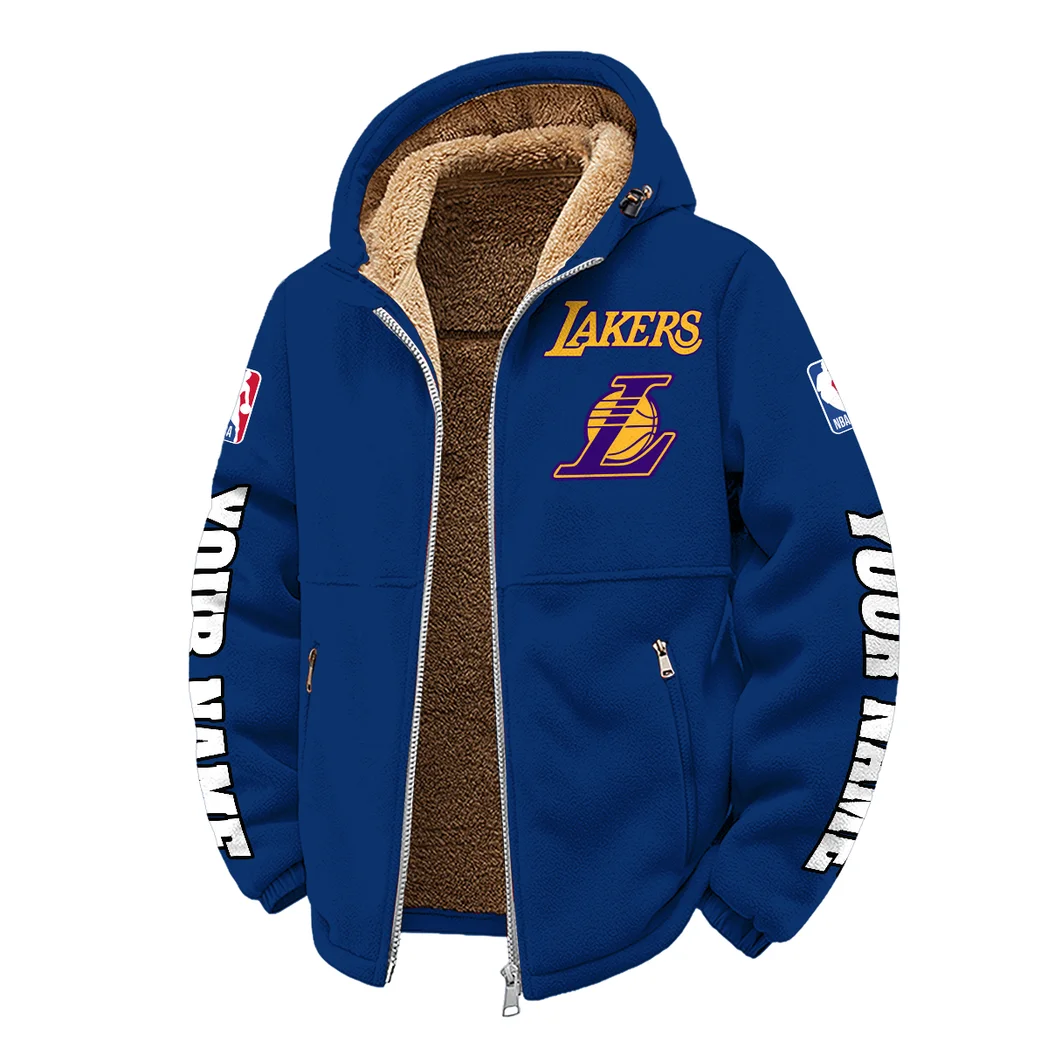 Hoop Passion Family Winter Fleece Jacket, Technical Mid-Layer Jacket HVN1434LA - Navy - Image 2