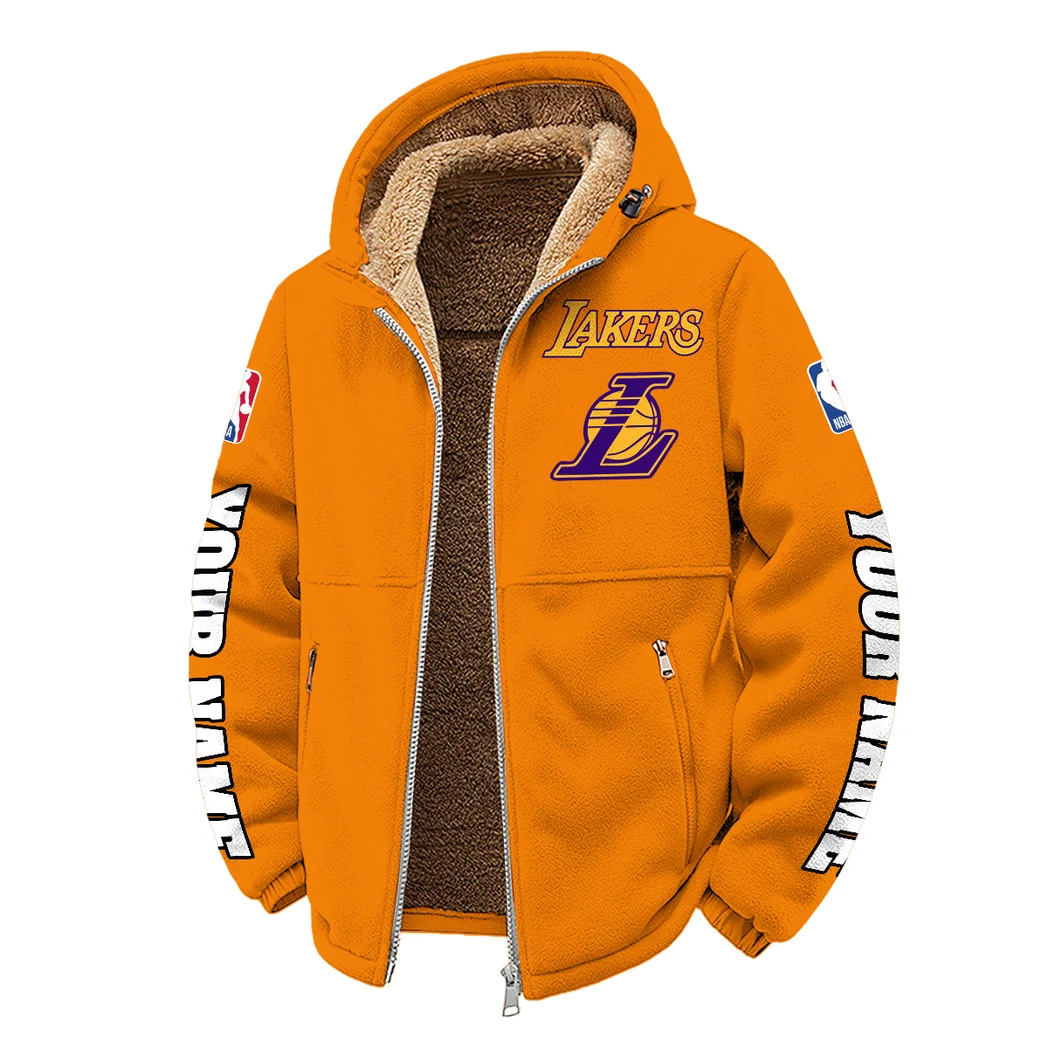 Hoop Passion Family Winter Fleece Jacket, Technical Mid-Layer Jacket HVN1434LA - Orange - Image 2