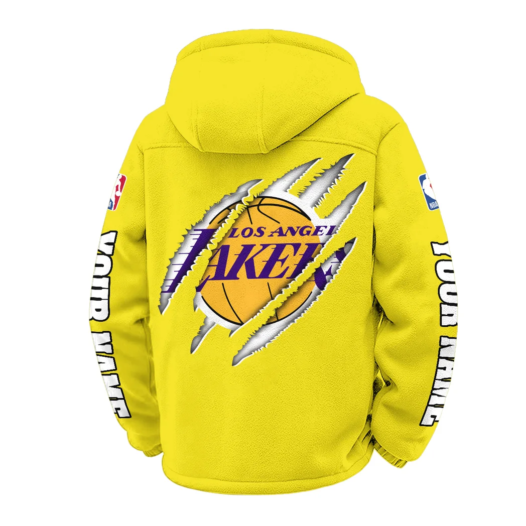 Hoop Passion Family Winter Fleece Jacket, Technical Mid-Layer Jacket HVN1434LA - Yellow - Image 3