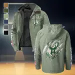 Streetwear Court Culture Flannel Hoodie, True Fan Hooded Flannel HVN1434MB - Light Green