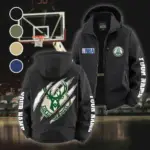 Streetwear Court Culture Fleece Windbreaker Jacket, Expedition Wind Fleece HVN1434MB - Black