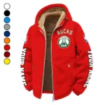 Streetwear Court Culture Winter Fleece Jacket, Cold Weather Hiking Fleece HVN1434MB - red