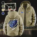 Athletic Fan Pride Fleece Windbreaker Jacket, Endurance Sport Barrier HVN1434MG - Khaki