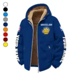 Athletic Fan Pride Winter Fleece Jacket, Snow-Ready Active Fleece HVN1434MG - Navy