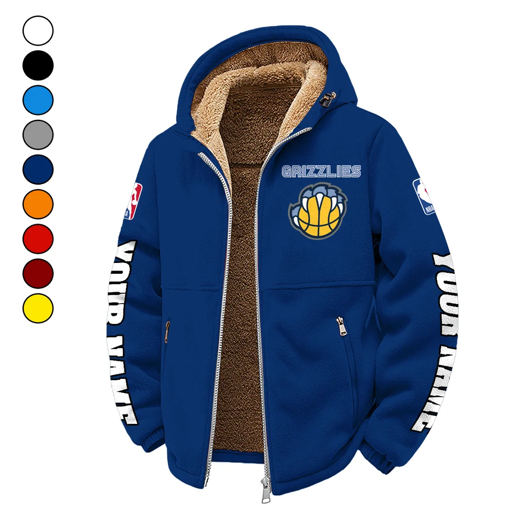 Athletic Fan Pride Winter Fleece Jacket, Snow-Ready Active Fleece HVN1434MG - Navy