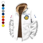 Athletic Fan Pride Winter Fleece Jacket, Snow-Ready Active Fleece HVN1434MG - White