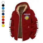 Athletic Fan Pride Winter Fleece Jacket, Snow-Ready Active Fleece HVN1434MG - Wine