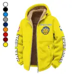 Athletic Fan Pride Winter Fleece Jacket, Snow-Ready Active Fleece HVN1434MG - Yellow