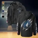 True Hoop Lifestyle Flannel Hoodie, Game Ready Flannel Hoodie HVN1434MT - Black