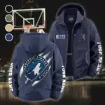 True Hoop Lifestyle Fleece Windbreaker Jacket, Mountain Ascent Windbreaker HVN1434MT - Navy