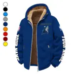 True Hoop Lifestyle Winter Fleece Jacket, Cross-Training Thermal Zip HVN1434MT - Navy