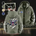 Streetwear Court Culture Fleece Windbreaker Jacket, Cross-Training Wind Shell HVN1434NO - Green