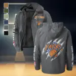 Hoop Passion Fans Flannel Hoodie, Fan Pride Hooded Flannel HVN1434NY - Gray